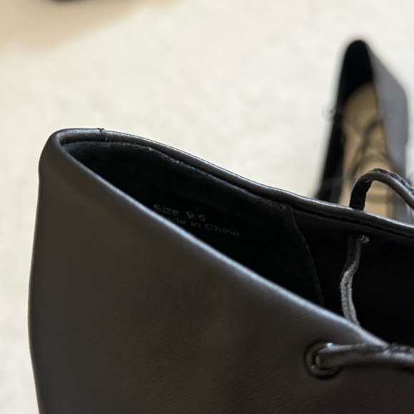 NEW Dolce Vita x For Love & Lemons Black Lace-Up Ballet Flats 8.5 Coquette - Picture 10 of 13